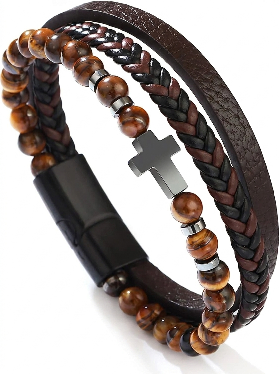 Woven Stone Bracelet
