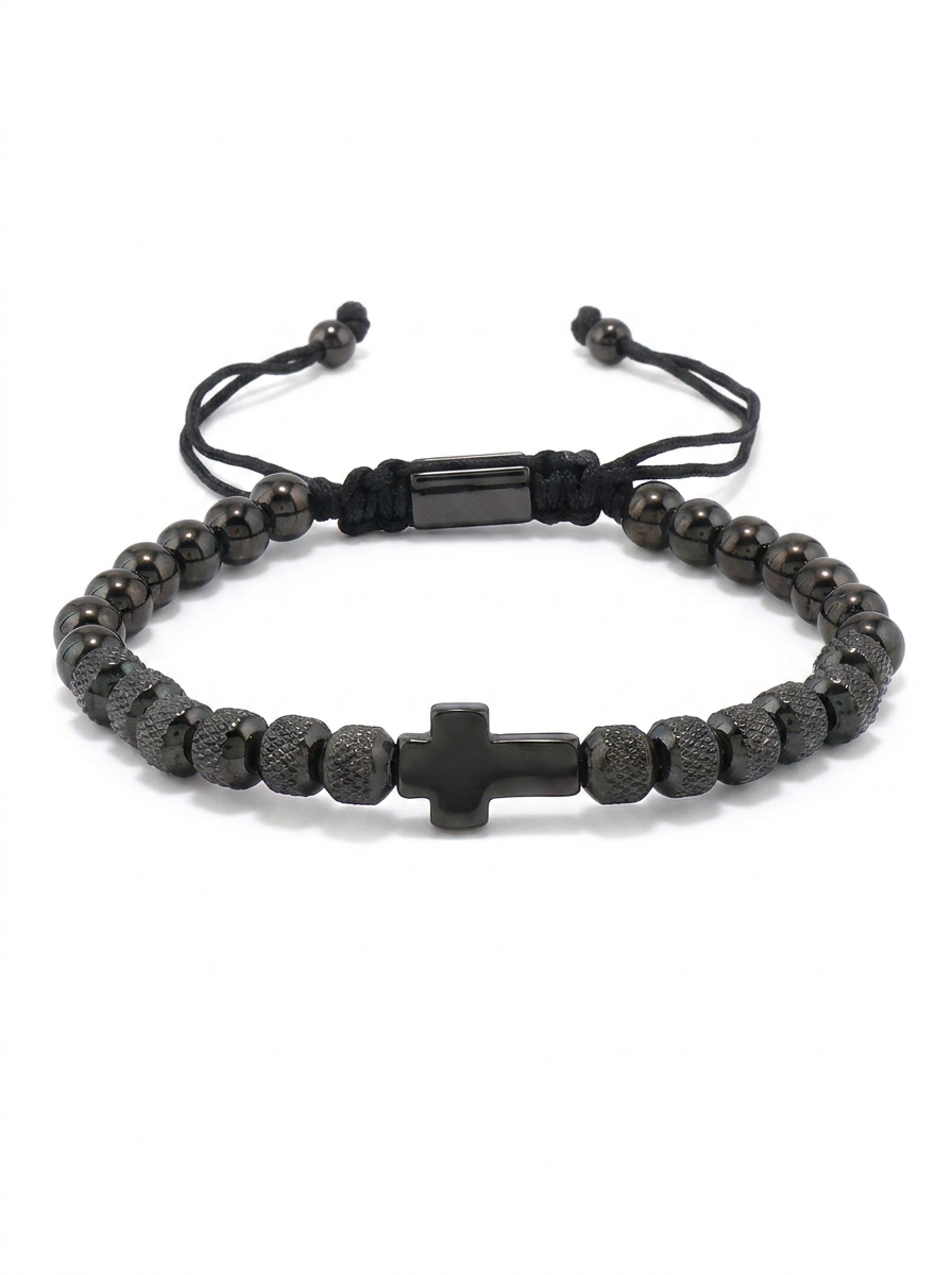 Cross Beaded Bracelet
