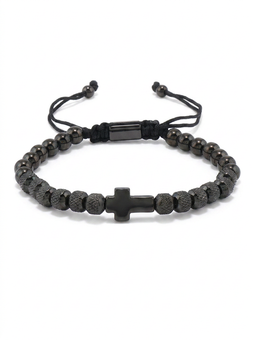 Cross Beaded Bracelet