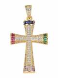 Radiant Cross Charm