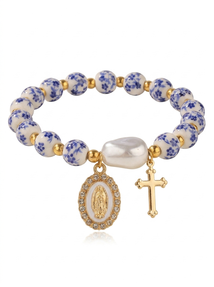 Ceramic Pearl Bracelet