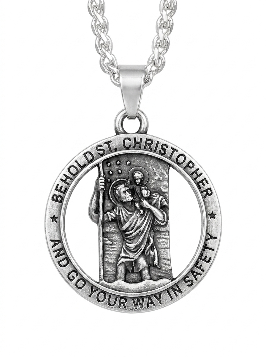 St. Christopher Pendant Necklace