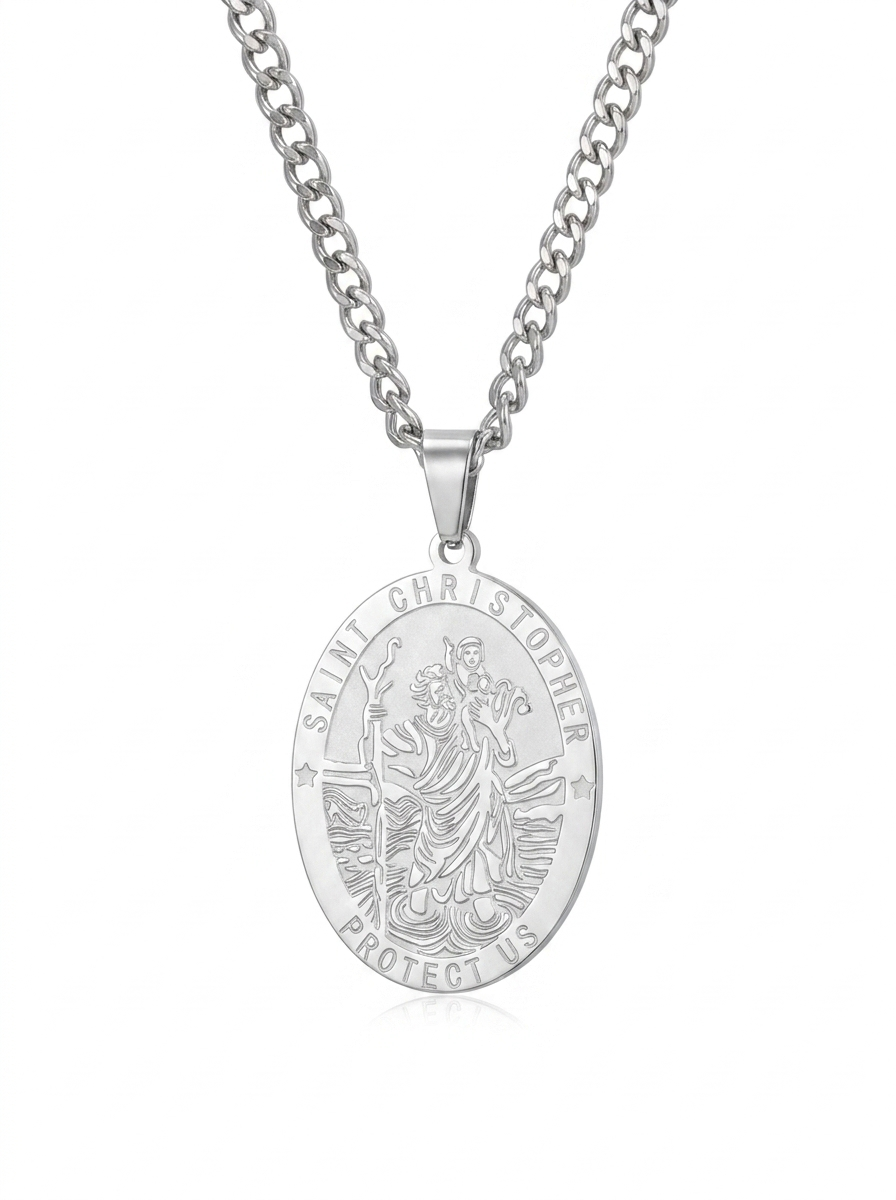 St. Christopher Pendant Necklace