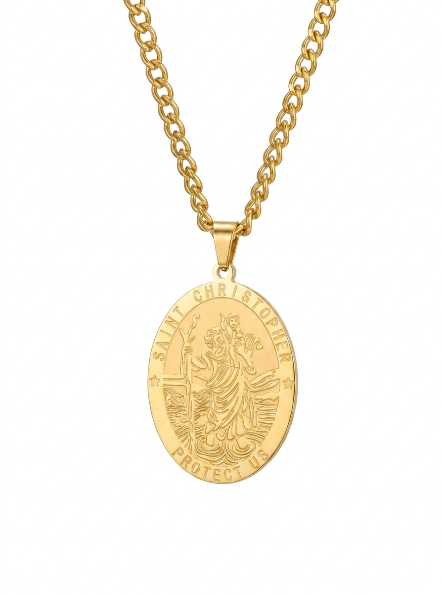 St. Christopher Pendant Necklace