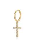 Cross Drop Earrings