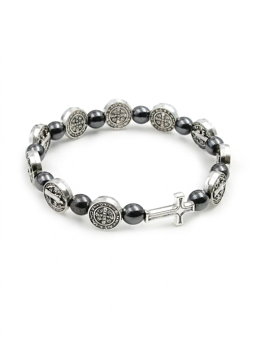 Hematite Bead Bracelet