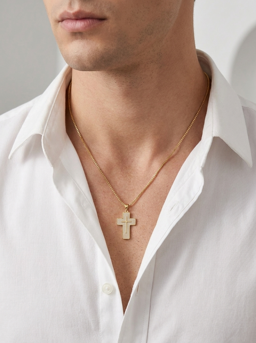 Brilliant Cross Necklace
