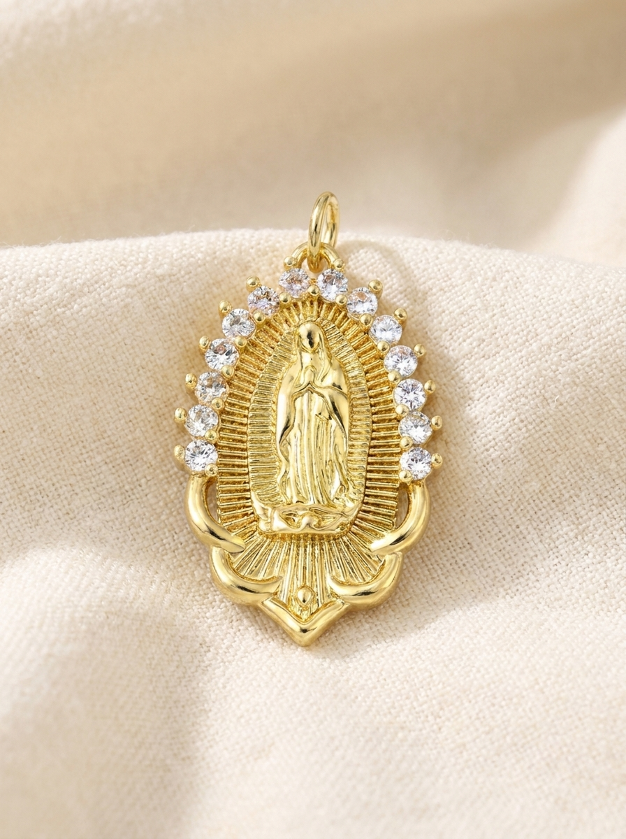 Virgin Mary Rosary Pendant