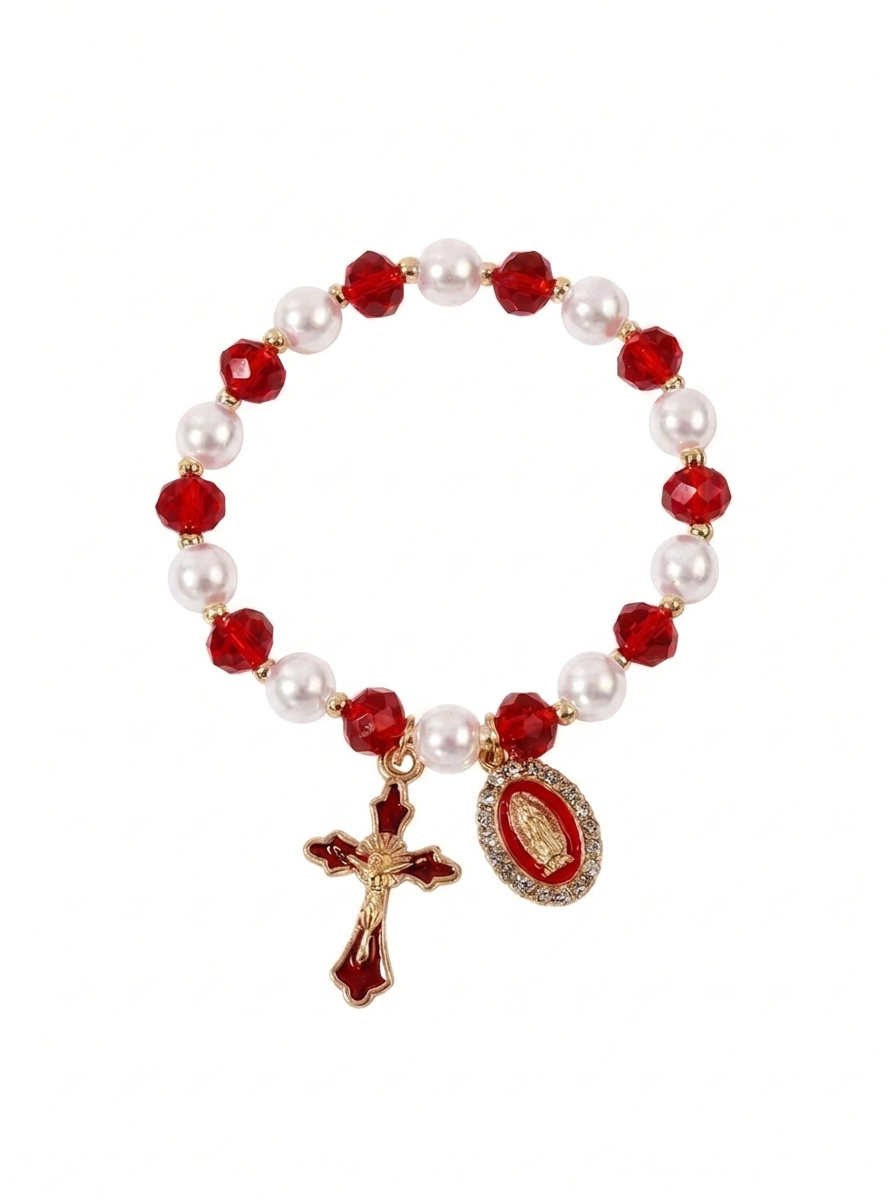 Crystal Pearl Bracelet