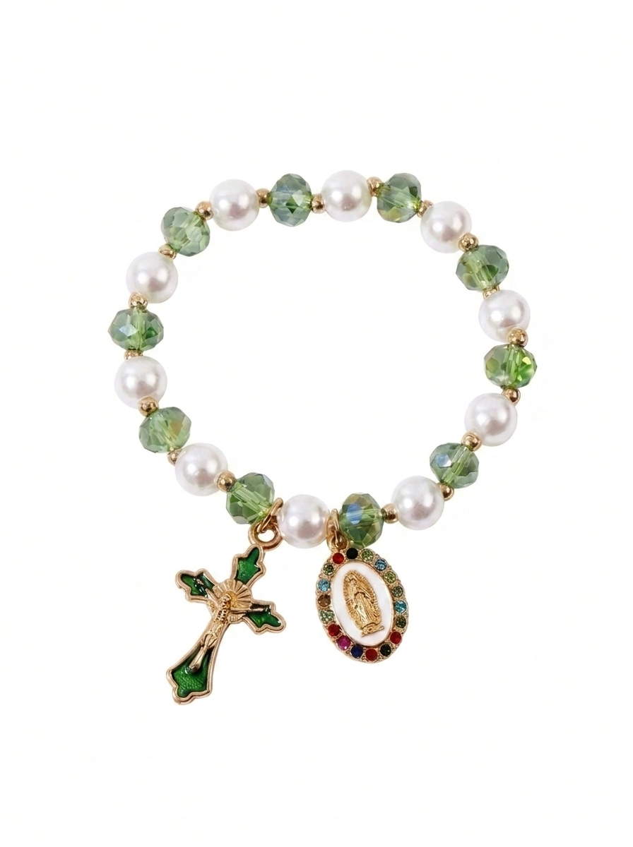 Crystal Pearl Bracelet