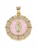 Mother Mary Pearl Charm