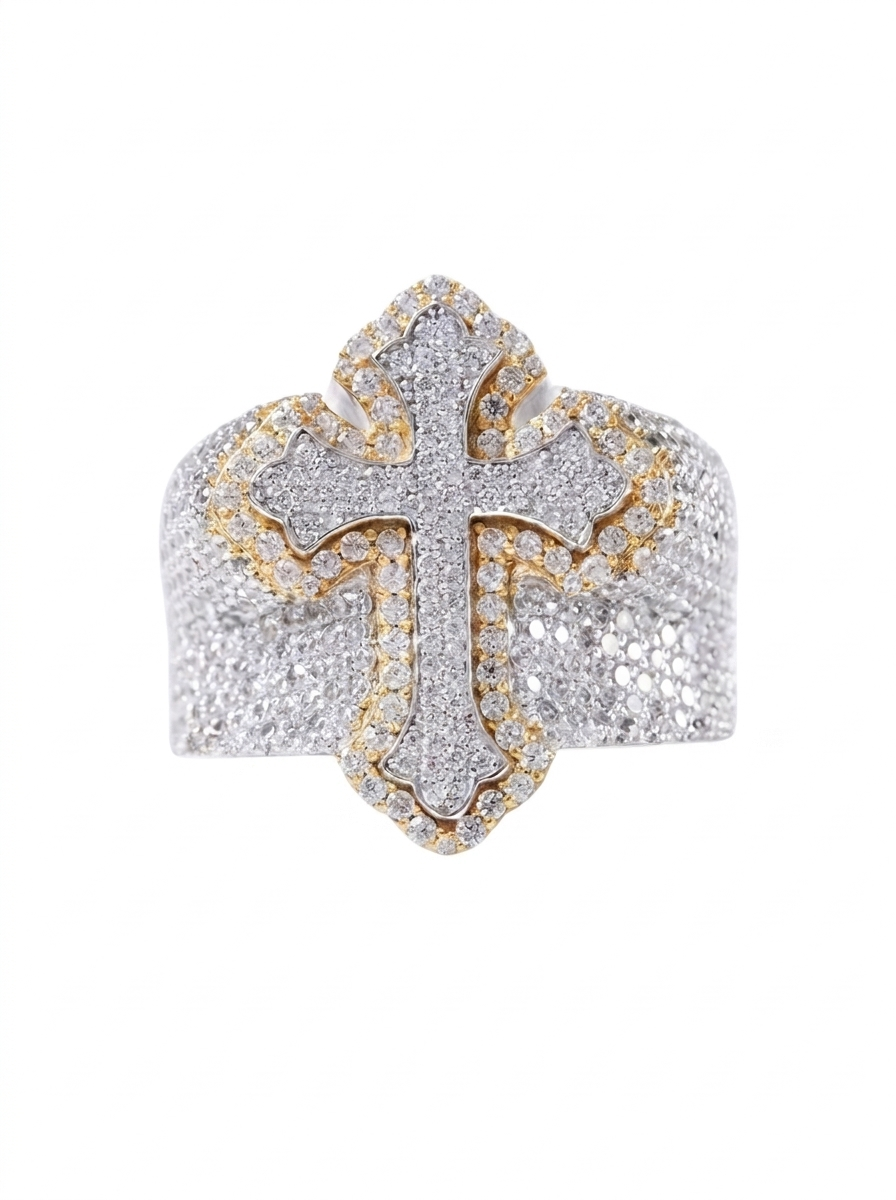 Shinning Cross Ring