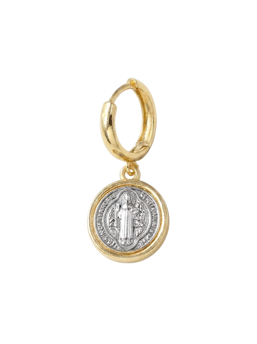 St Benedict Hoop Earrings