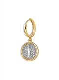 St Benedict Hoop Earrings