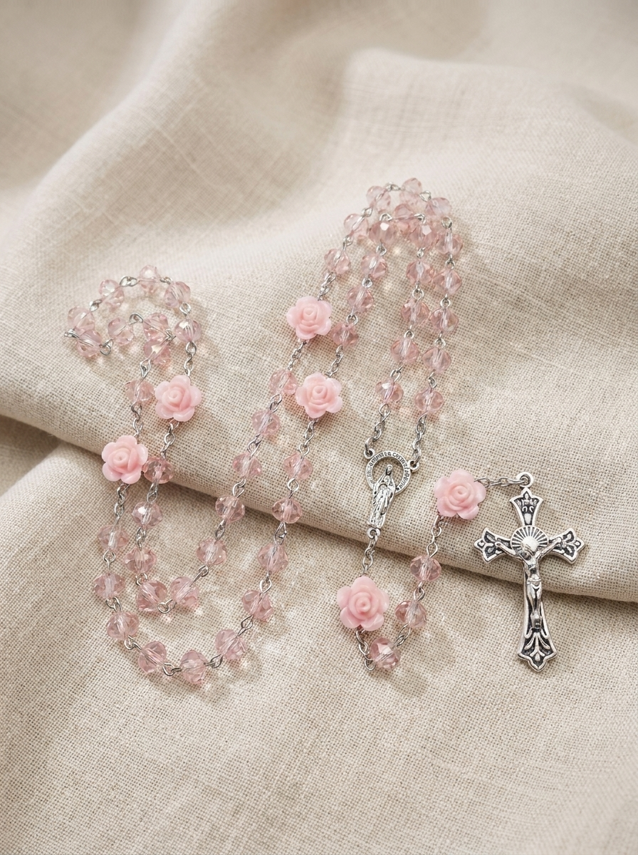 Rose Crystal Rosary